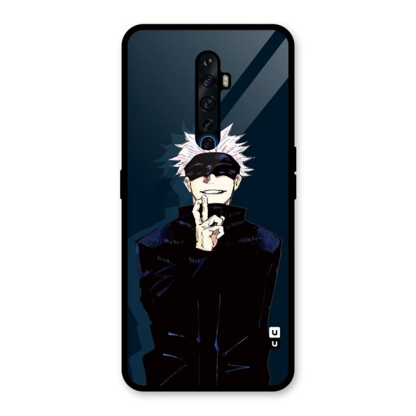 Satoru Gojo Glass Back Case for Oppo Reno2 Z