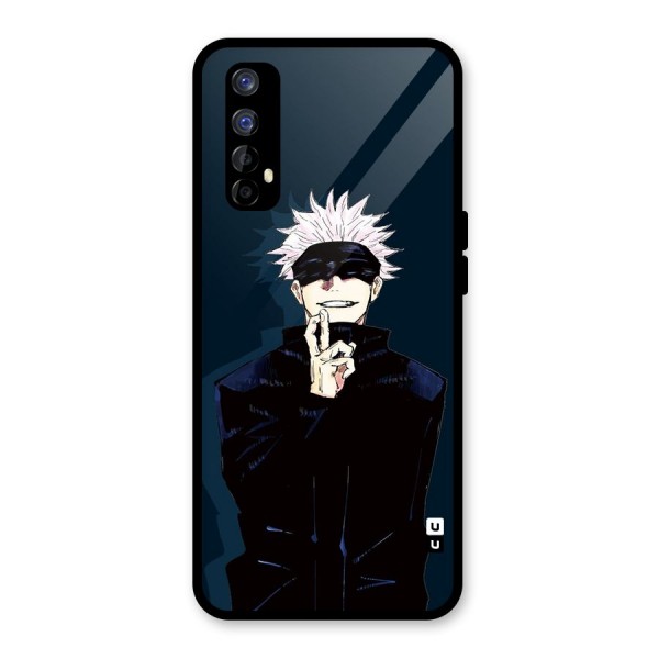 Satoru Gojo Glass Back Case for Realme 7