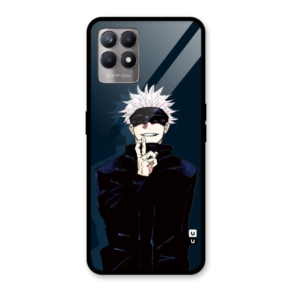 Satoru Gojo Glass Back Case for Realme 8i