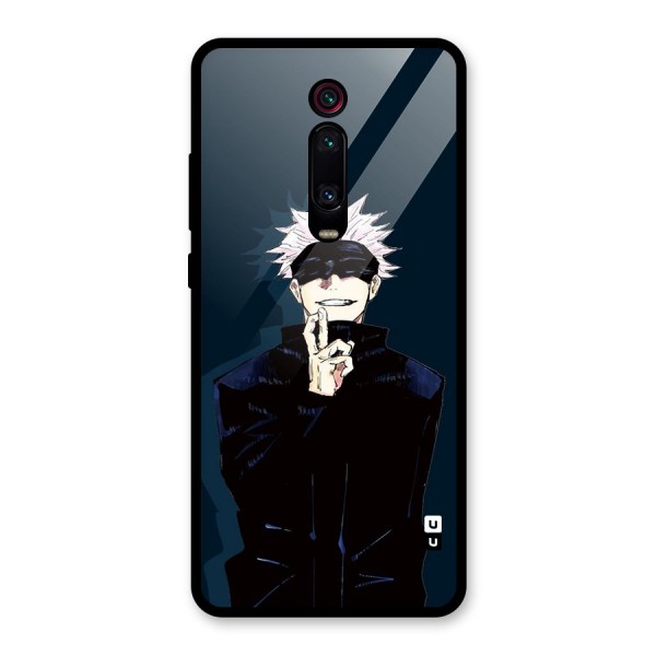 Satoru Gojo Glass Back Case for Redmi K20 Pro