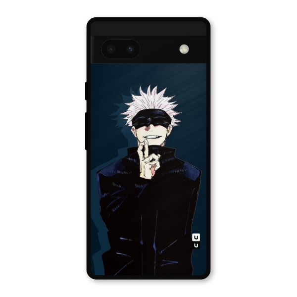 Satoru Gojo Metal Back Case for Google Pixel 6a