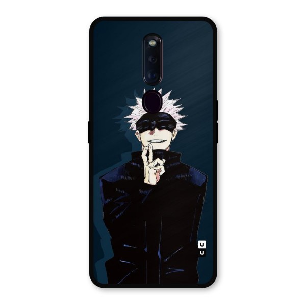 Satoru Gojo Metal Back Case for Oppo F11 Pro