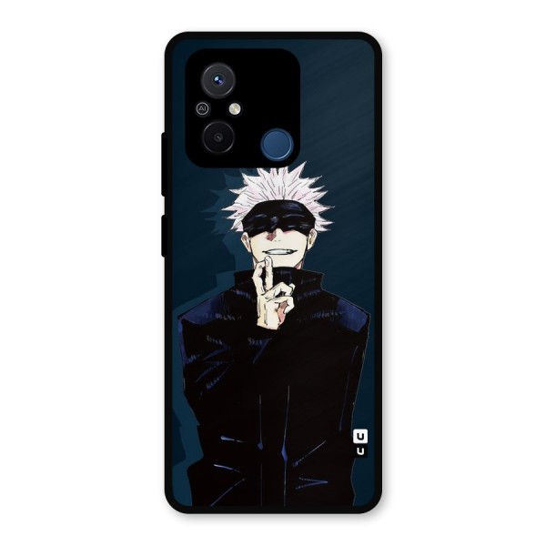 Satoru Gojo Metal Back Case for Poco C55