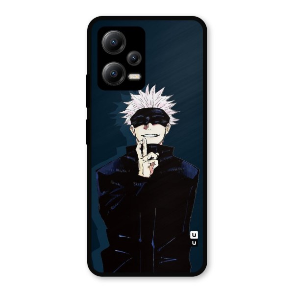 Satoru Gojo Metal Back Case for Poco X5