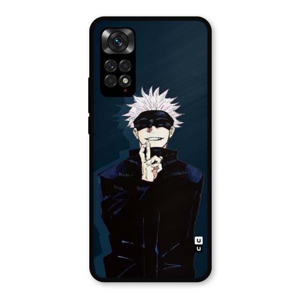 Satoru Gojo Metal Back Case for Redmi Note 11