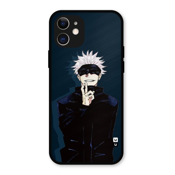 Satoru Gojo Metal Back Case for iPhone 12