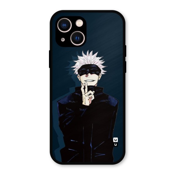 Satoru Gojo Metal Back Case for iPhone 13