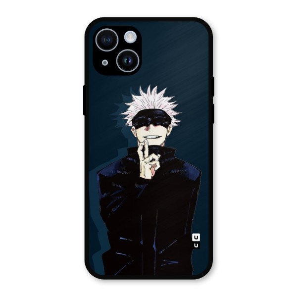 Satoru Gojo Metal Back Case for iPhone 14