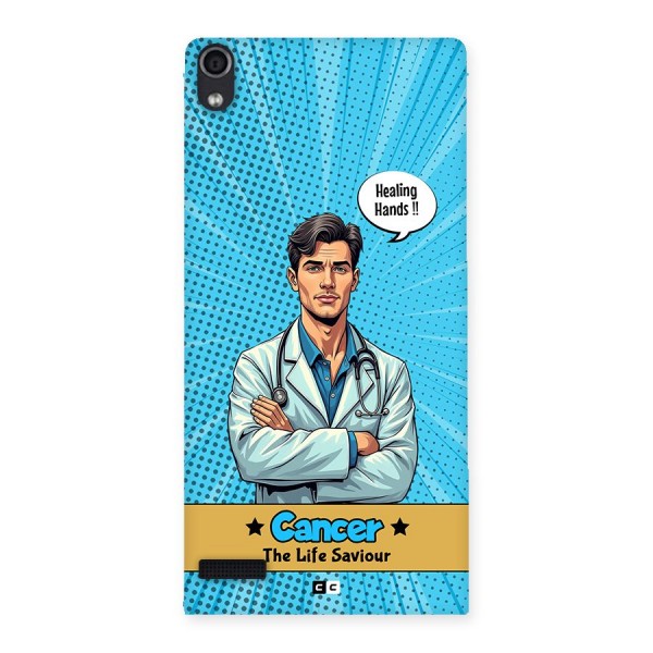 Saviour Cancer Back Case for Ascend P6