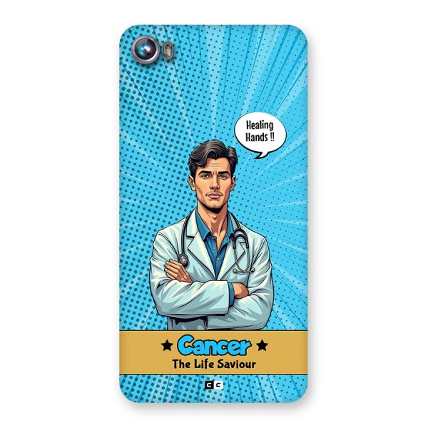 Saviour Cancer Back Case for Canvas Fire 4 (A107)