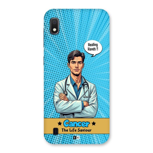 Saviour Cancer Back Case for Galaxy A10