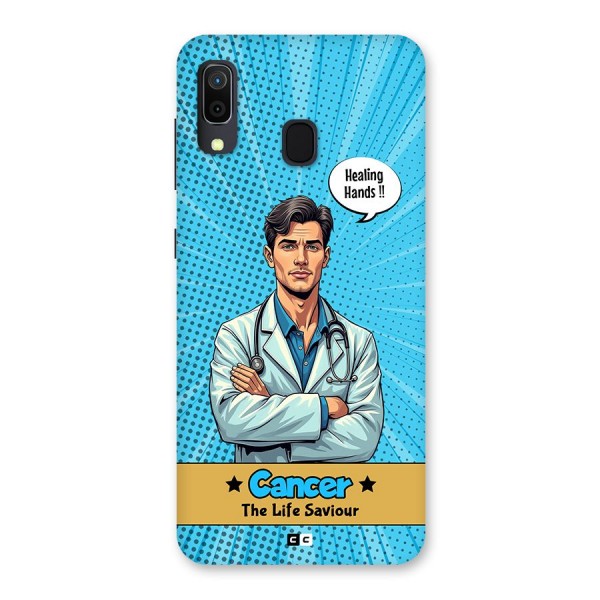 Saviour Cancer Back Case for Galaxy A20