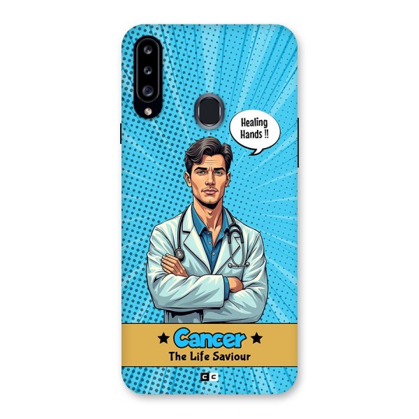 Saviour Cancer Back Case for Galaxy A20s