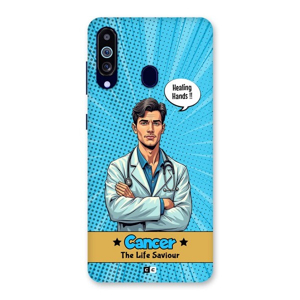 Saviour Cancer Back Case for Galaxy A60