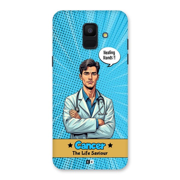 Saviour Cancer Back Case for Galaxy A6 (2018)