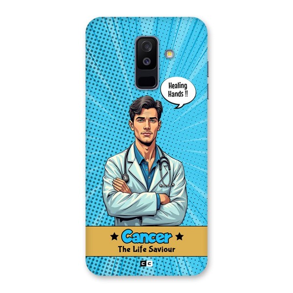 Saviour Cancer Back Case for Galaxy A6 Plus