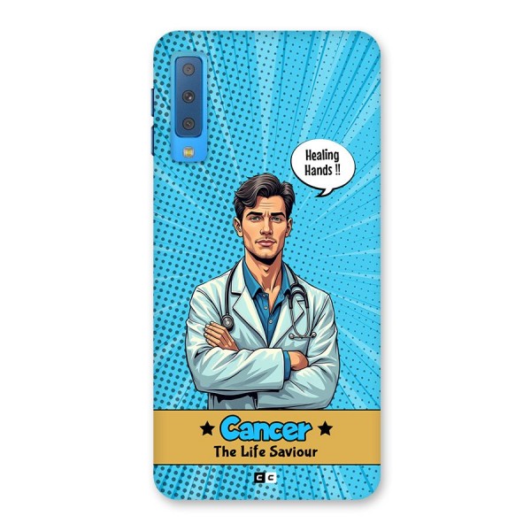 Saviour Cancer Back Case for Galaxy A7 (2018)