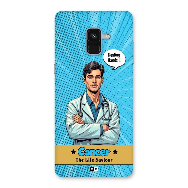 Saviour Cancer Back Case for Galaxy A8 Plus