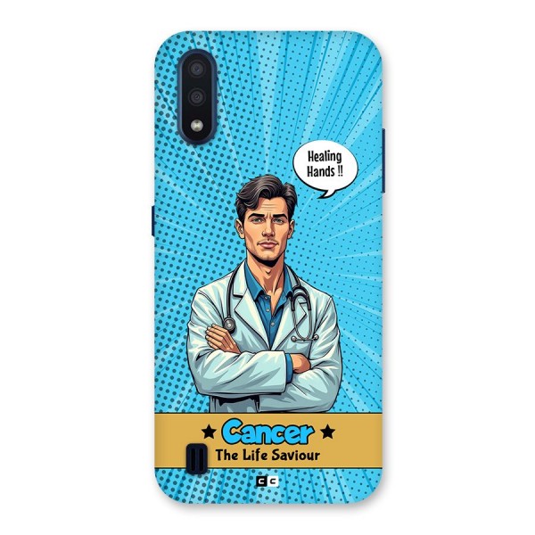 Saviour Cancer Back Case for Galaxy M01