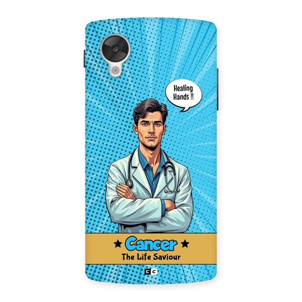 Saviour Cancer Back Case for Google Nexus 5