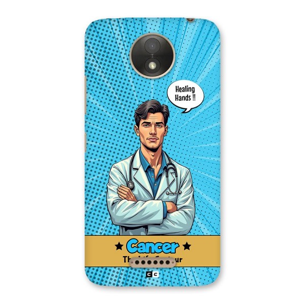 Saviour Cancer Back Case for Moto C Plus