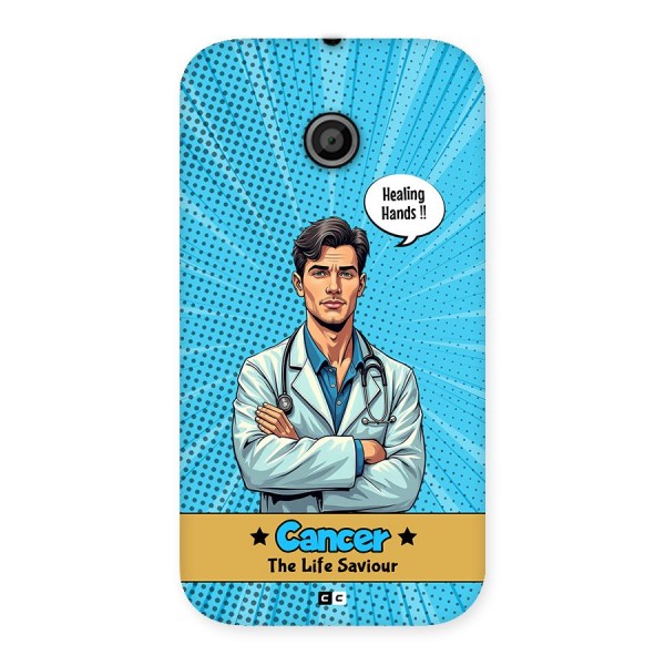 Saviour Cancer Back Case for Moto E