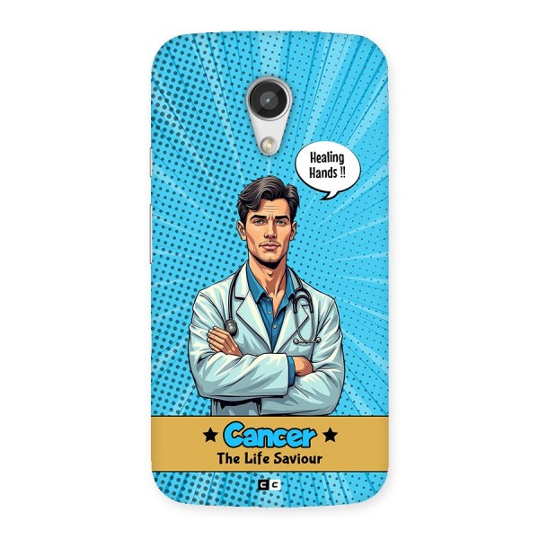 Saviour Cancer Back Case for Moto G 2nd Gen