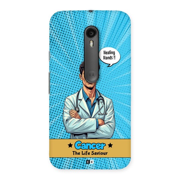 Saviour Cancer Back Case for Moto G Turbo