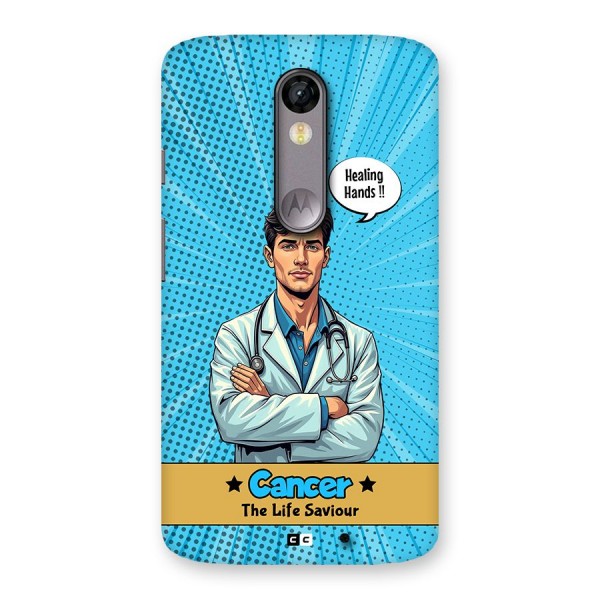 Saviour Cancer Back Case for Moto X Force