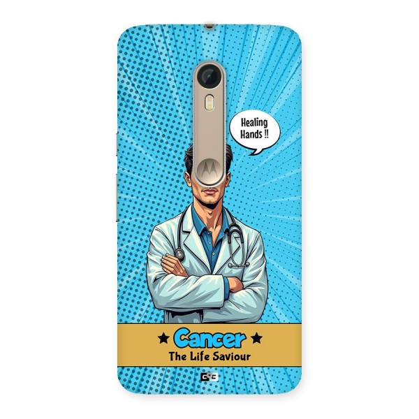 Saviour Cancer Back Case for Moto X Style