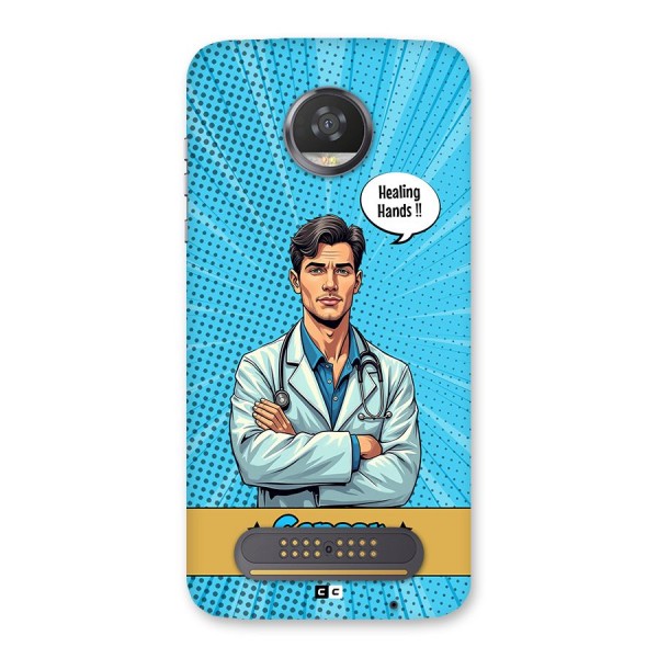 Saviour Cancer Back Case for Moto Z2 Play