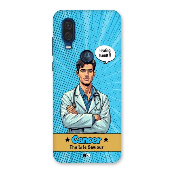 Saviour Cancer Back Case for Motorola One Vision