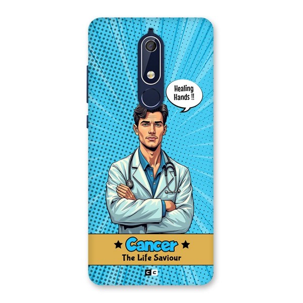 Saviour Cancer Back Case for Nokia 5.1