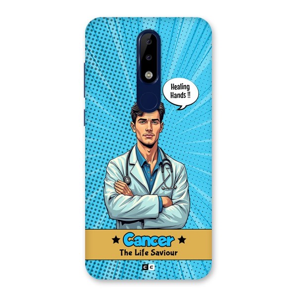 Saviour Cancer Back Case for Nokia 5.1 Plus