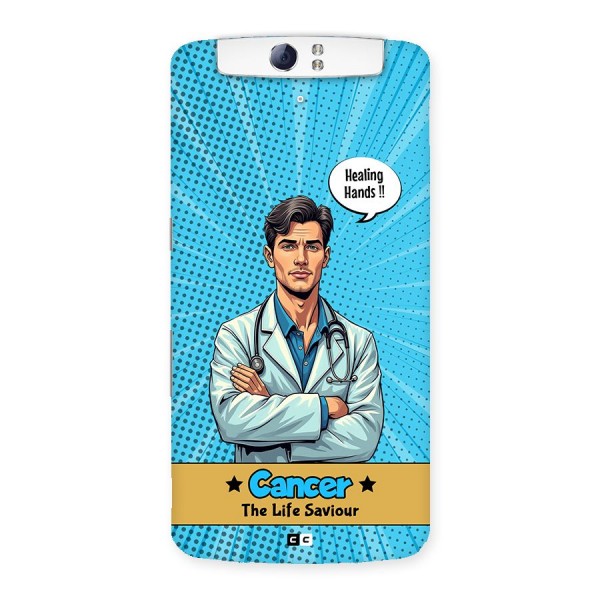 Saviour Cancer Back Case for Oppo N1