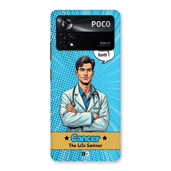 Saviour Cancer Back Case for Poco X4 Pro 5G