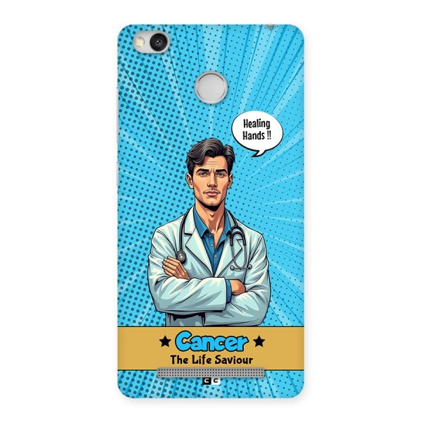 Saviour Cancer Back Case for Redmi 3S Prime