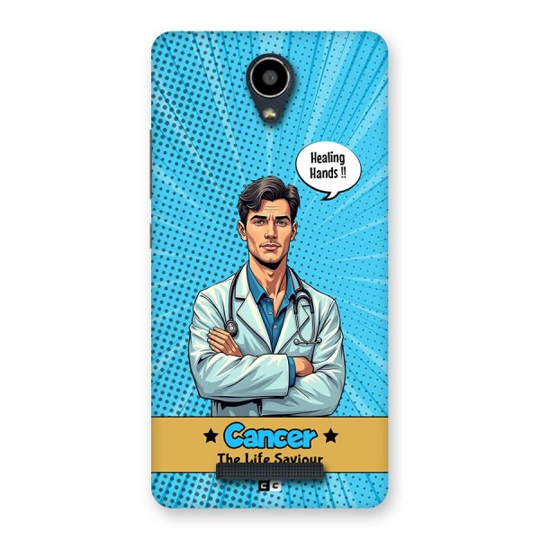 Saviour Cancer Back Case for Redmi Note 2