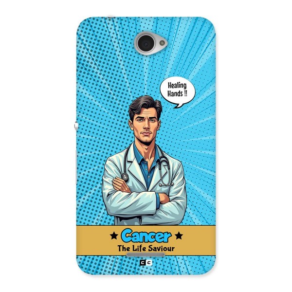 Saviour Cancer Back Case for Xperia E4