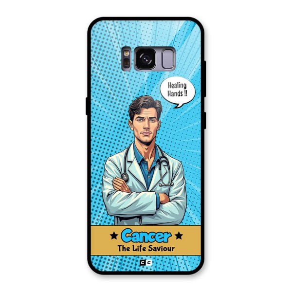 Saviour Cancer Glass Back Case for Galaxy S8