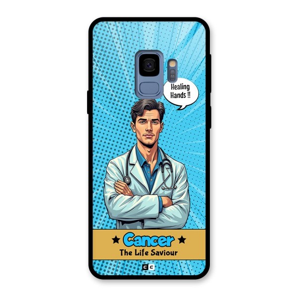 Saviour Cancer Glass Back Case for Galaxy S9