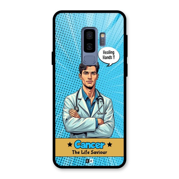 Saviour Cancer Glass Back Case for Galaxy S9 Plus