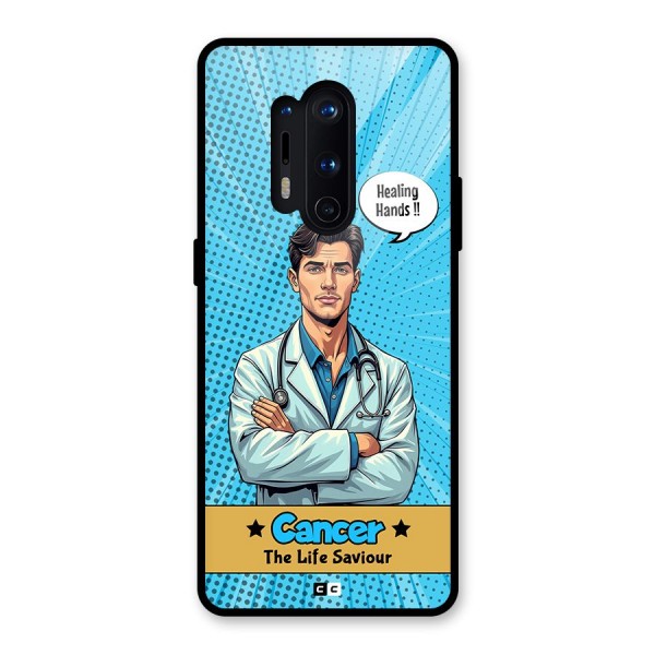 Saviour Cancer Glass Back Case for OnePlus 8 Pro