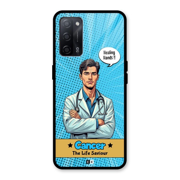 Saviour Cancer Glass Back Case for Oppo A53s 5G