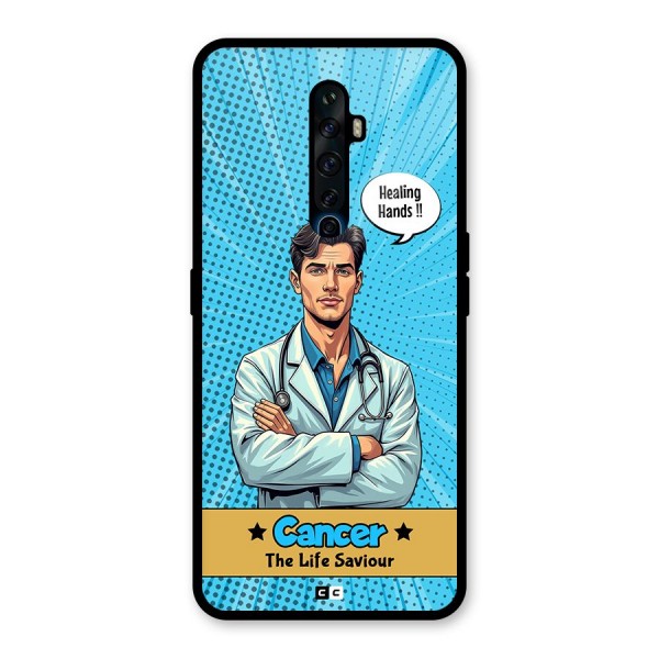 Saviour Cancer Glass Back Case for Oppo Reno2 F