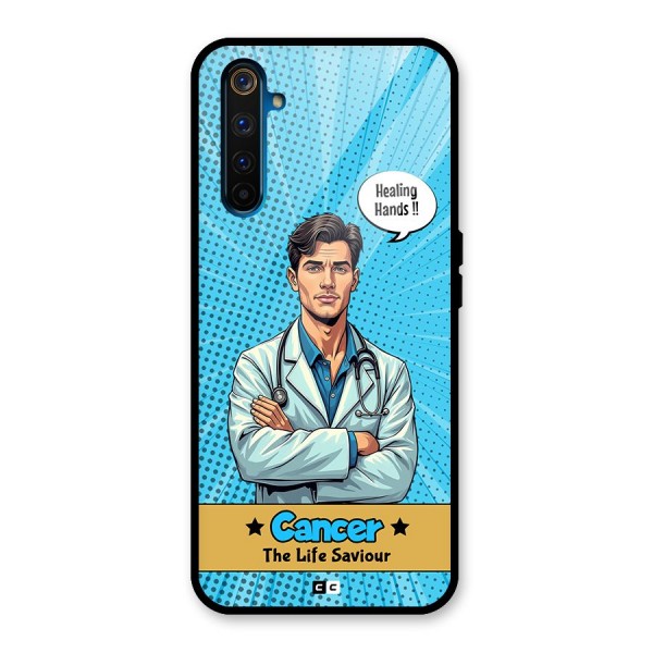 Saviour Cancer Glass Back Case for Realme 6 Pro