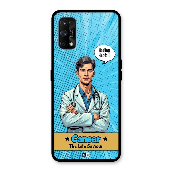 Saviour Cancer Glass Back Case for Realme 7 Pro