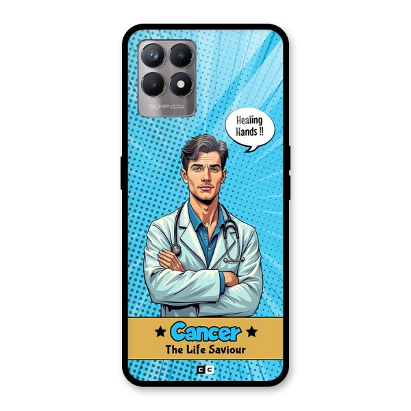 Saviour Cancer Glass Back Case for Realme 8i