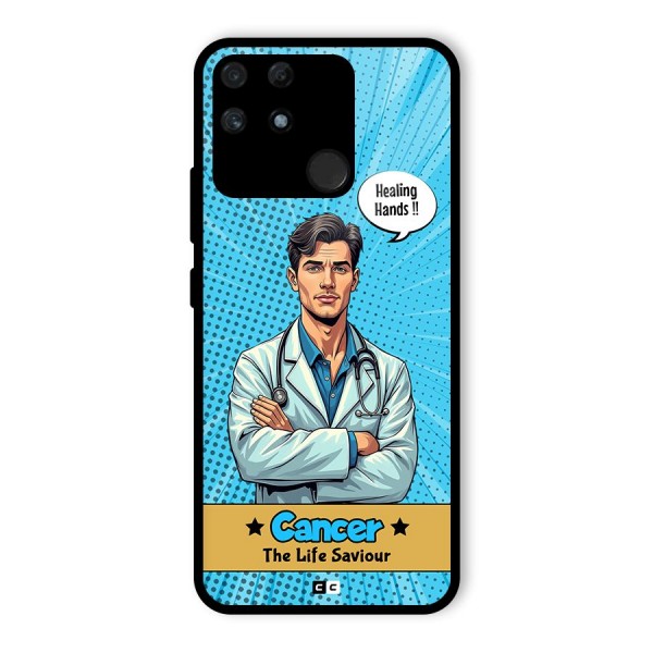 Saviour Cancer Glass Back Case for Realme Narzo 50A