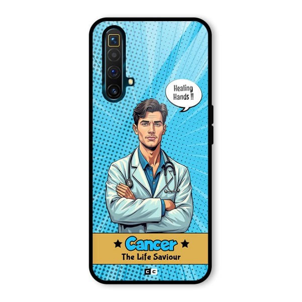 Saviour Cancer Glass Back Case for Realme X3 SuperZoom